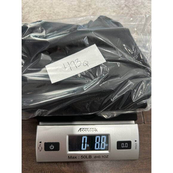 White House Black Market Black Drape Neck 3/4 Sleeve Top Womens Sz Medium - Picture 9 of 9